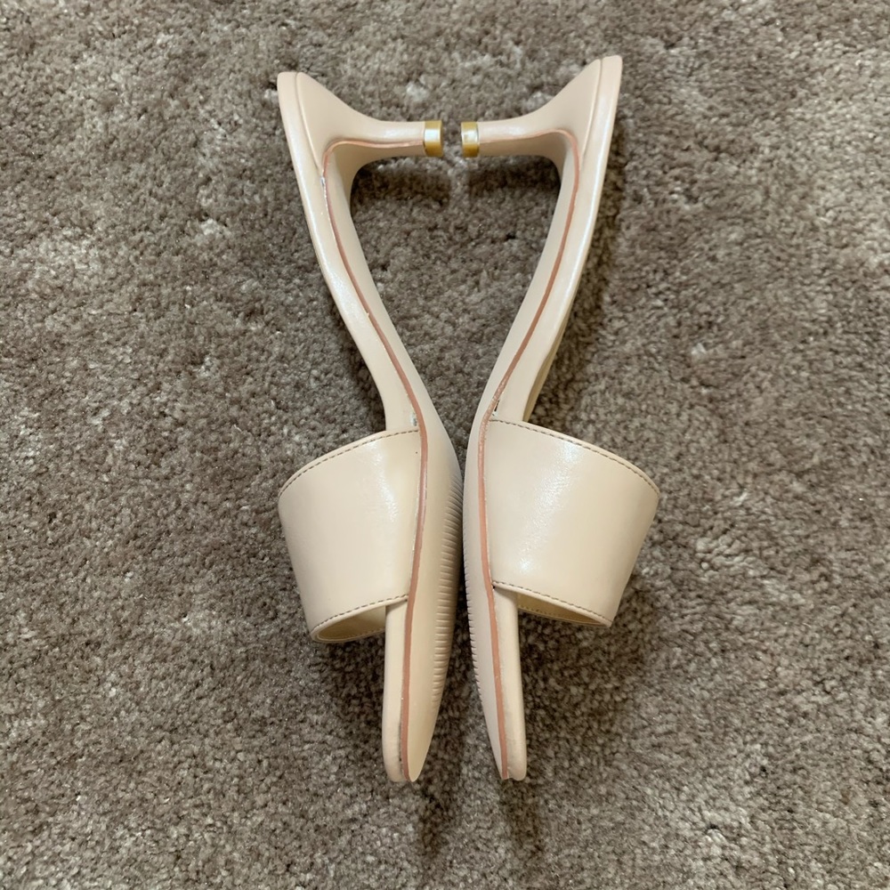 Women Comfy Kitten Low Heel Mules Slip on Sandals - Picture 8 of 8